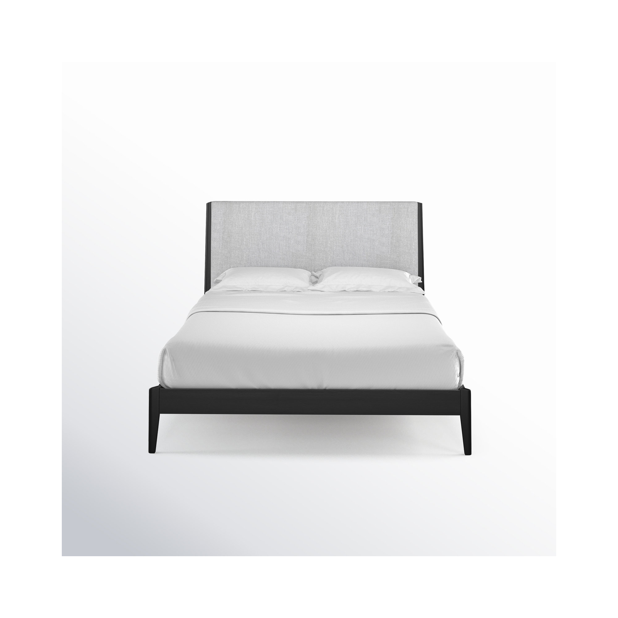 Javi Upholstered Bed, Full, Black