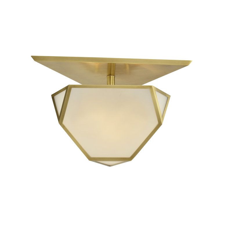 Plafonnier semi-encastré 3 lumières
