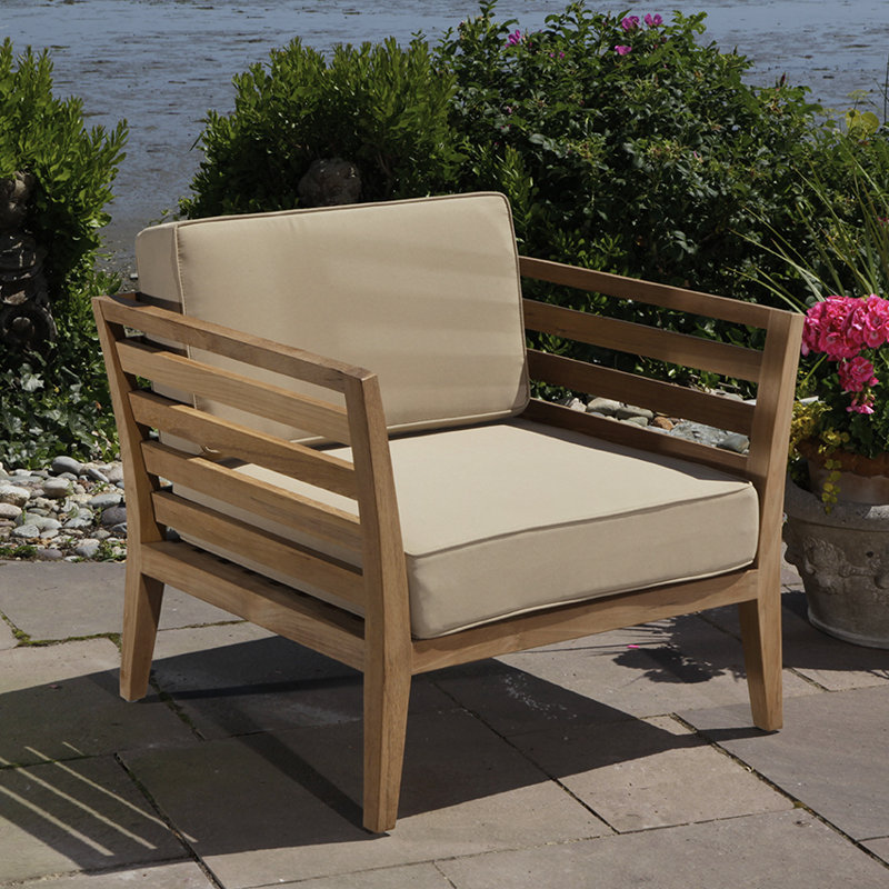 Bali Outdoor Teak Lounge Chair