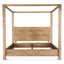 Mesa Canopy Bed In Brushed Acacia-110954725