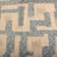 Rug & Kilim’S Scandinavian Geometric Cream & Blue Wool Pile Rug-518790281