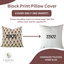 Housse de coussin en lin à imprimé Fab Fabine (Mayur, rouge)-106270248-106270246