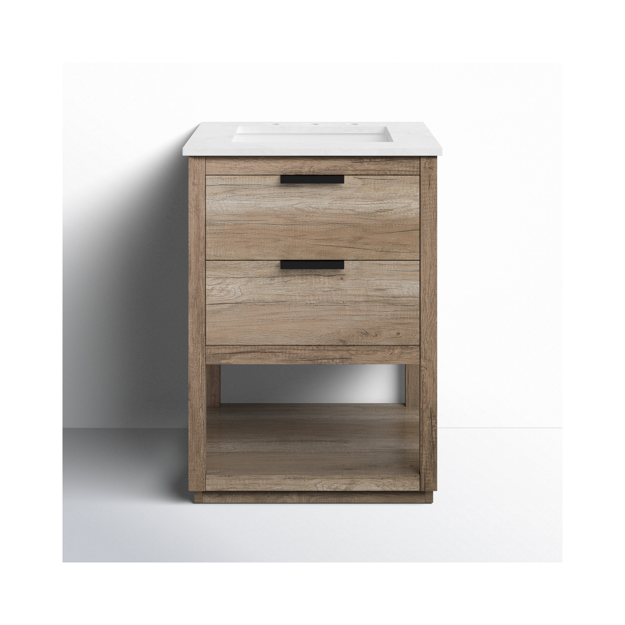Felicity 24'' Single Bathroom Vanity, Natural Oak