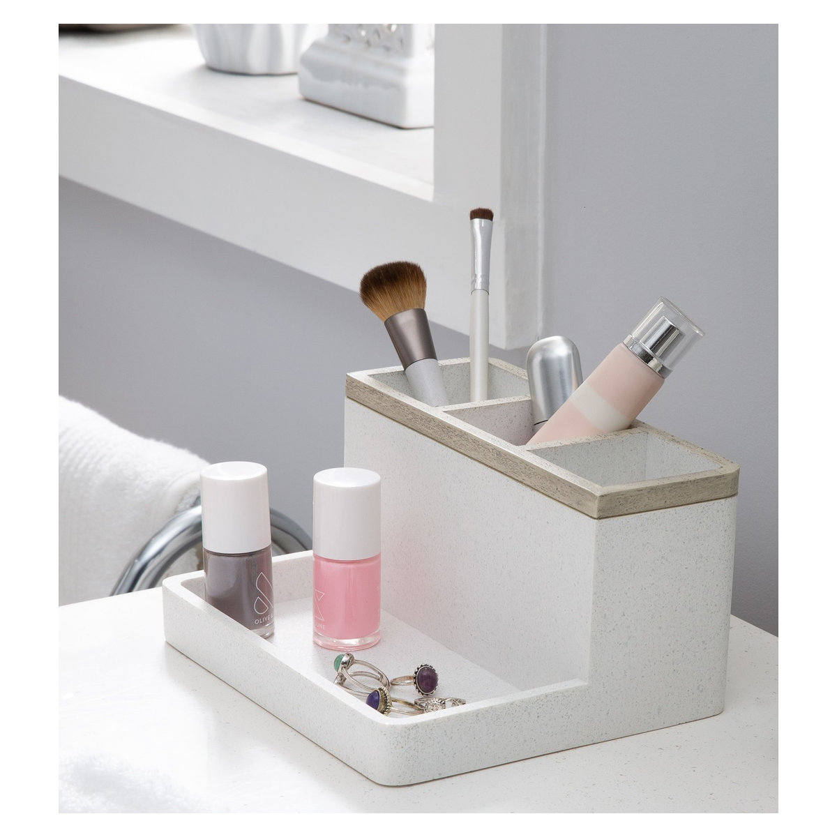 Ebern Designs Kadijah Bathroom Storage Container | Wayfair