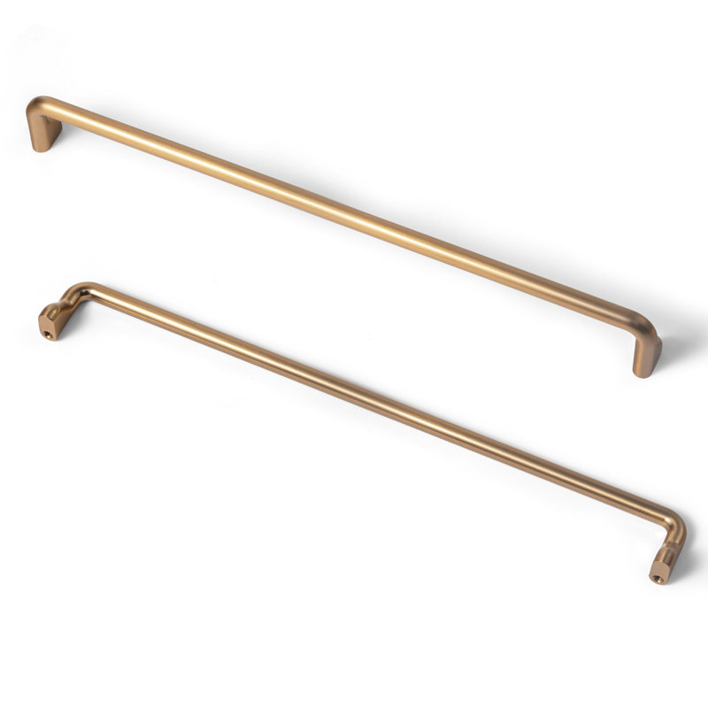 Poignée barre 12 5/8 po American Classic, Laiton brossé clair
