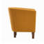 Cecille Barrel Accent Chair with Rubberwood Legs-636363791