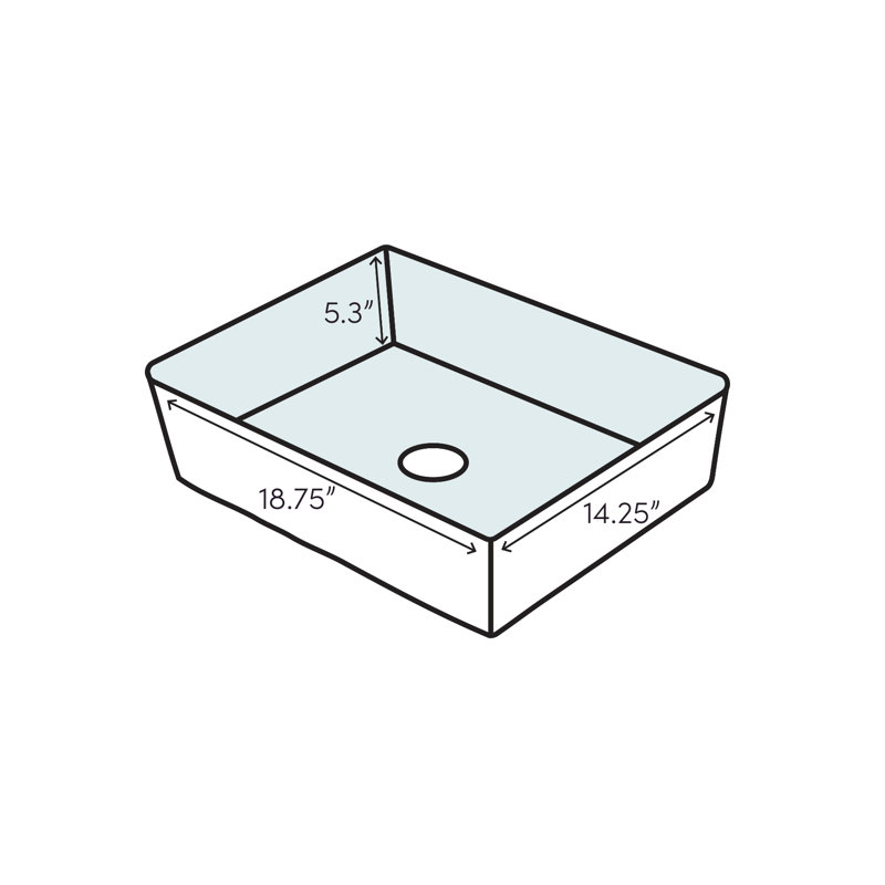 Lavabo de salle de bain vasque rectangulaire en céramique avec robinet, Chrome