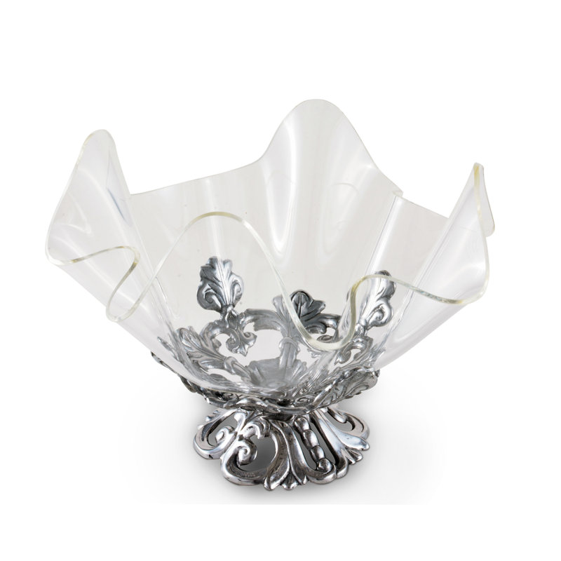 Fleur De Lis Fruit Bowl, 11"