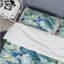 Ensemble de housse de couette abstrait bleu et éthéré camouflage-889789218