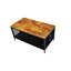 Table basse Hackmore avec 1 compartiment, table de salon, table basse rectangulaire