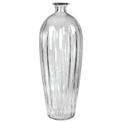 Scalloped Vase, Glass - Tall