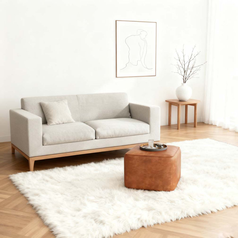 Upholstered Square Ottoman