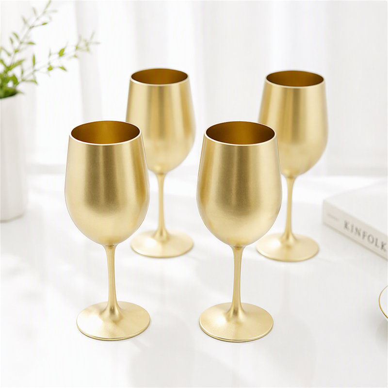 Plastic Wine Glasses Set of 4 (12oz)