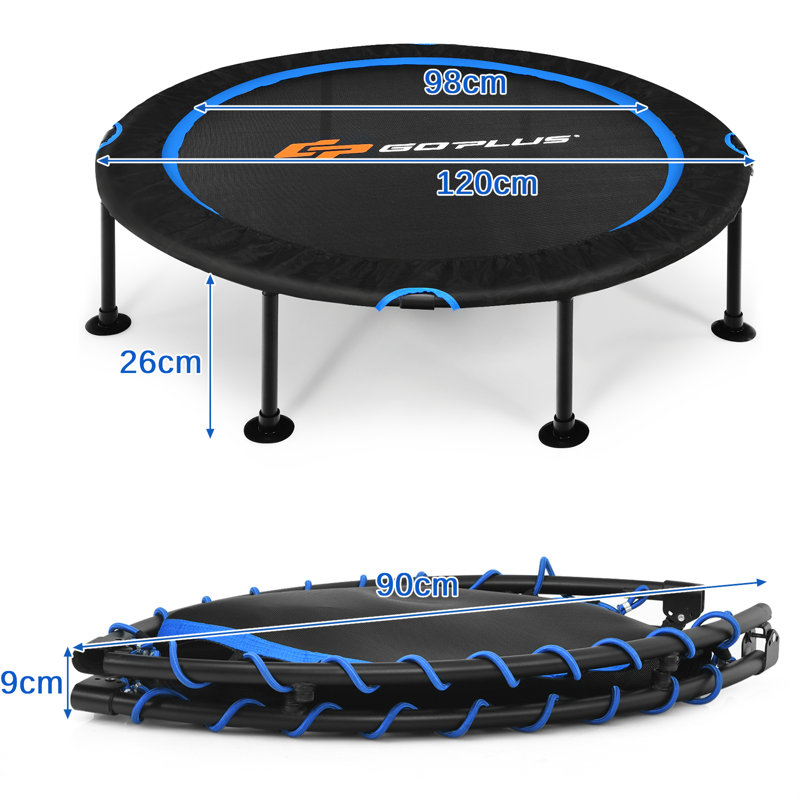 Costway 120cm Round Fitness Trampoline