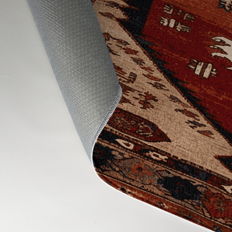 Tapis turc intérieur et extérieur brun, Rectangle 9 pi x 12 pi