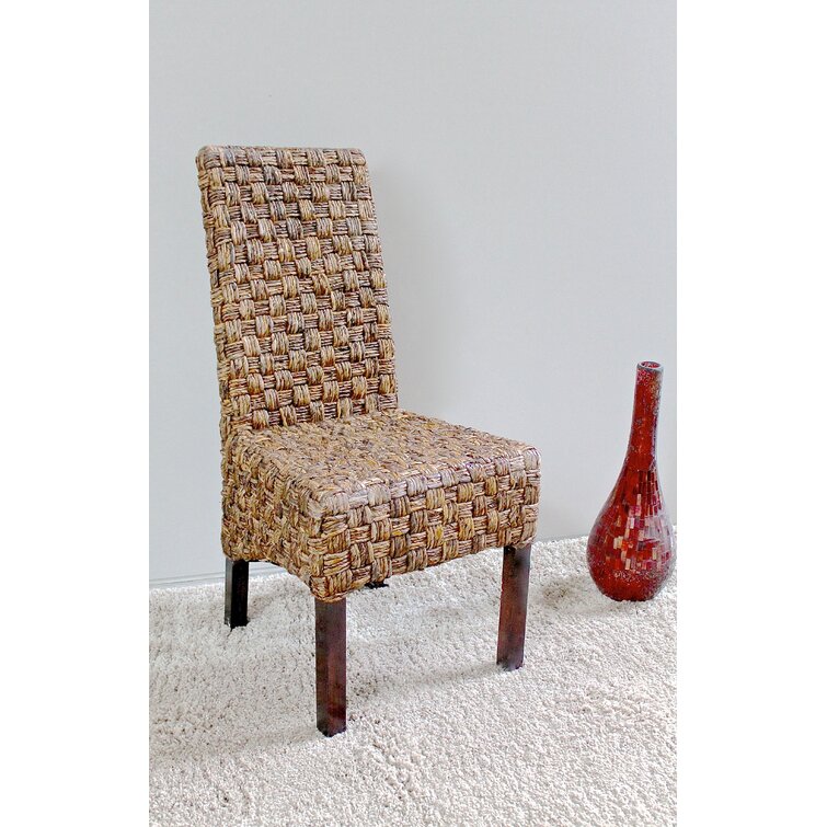 Talarico Upholstered Dining Chair in Mahogany