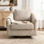 Fauteuil d'appoint pivotant en chenille Conway-1069960986