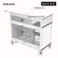 Meuble-lavabo avec lavabo et armoire avec tiroirs-107202013-107202014