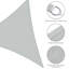 Toile d'ombrage triangulaire Yescom-113472286-57092710