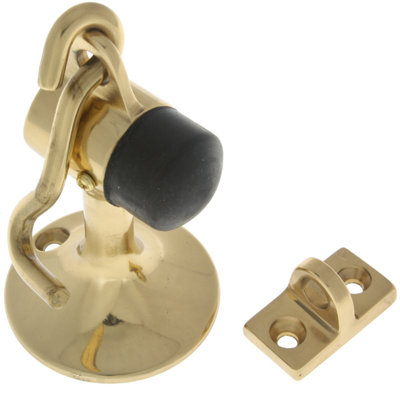 Canon Hook Solid Brass Floor Mount Stop