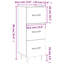 Malynda Sideboard 34,5x34x90 cm Engineered Wood-1917536986