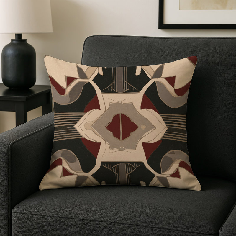 Legacy Labyrinth Indoor And Outdoor Pillow, Square 20"