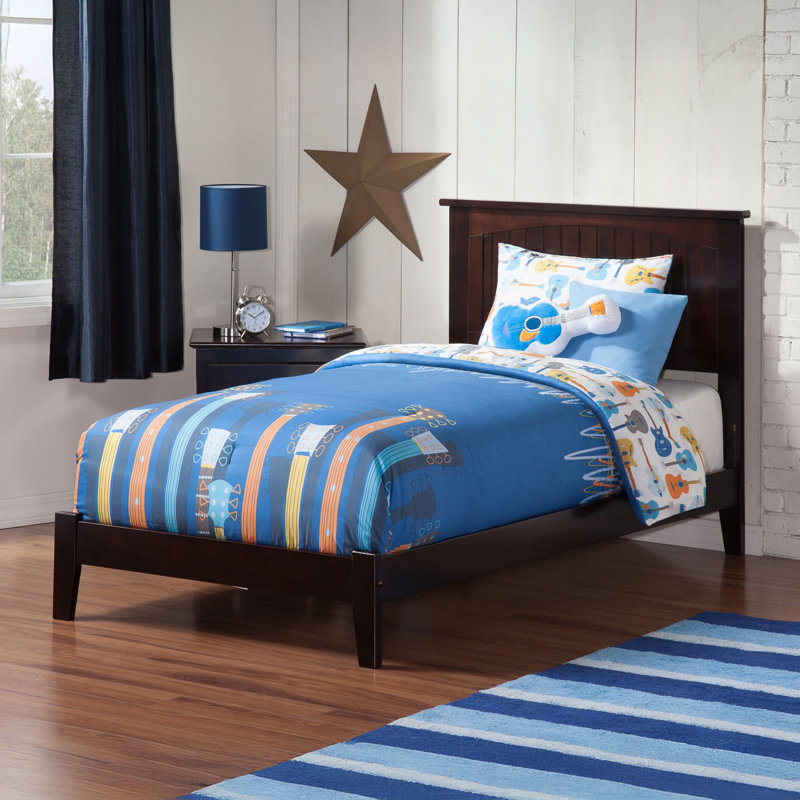  Kindig Low Profile Foundation Bed, Twin, Espresso