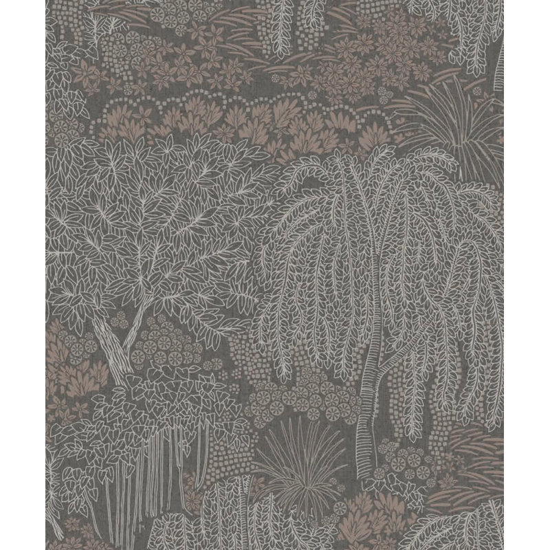 Rouleau de fleurs Einhardt, Graphite