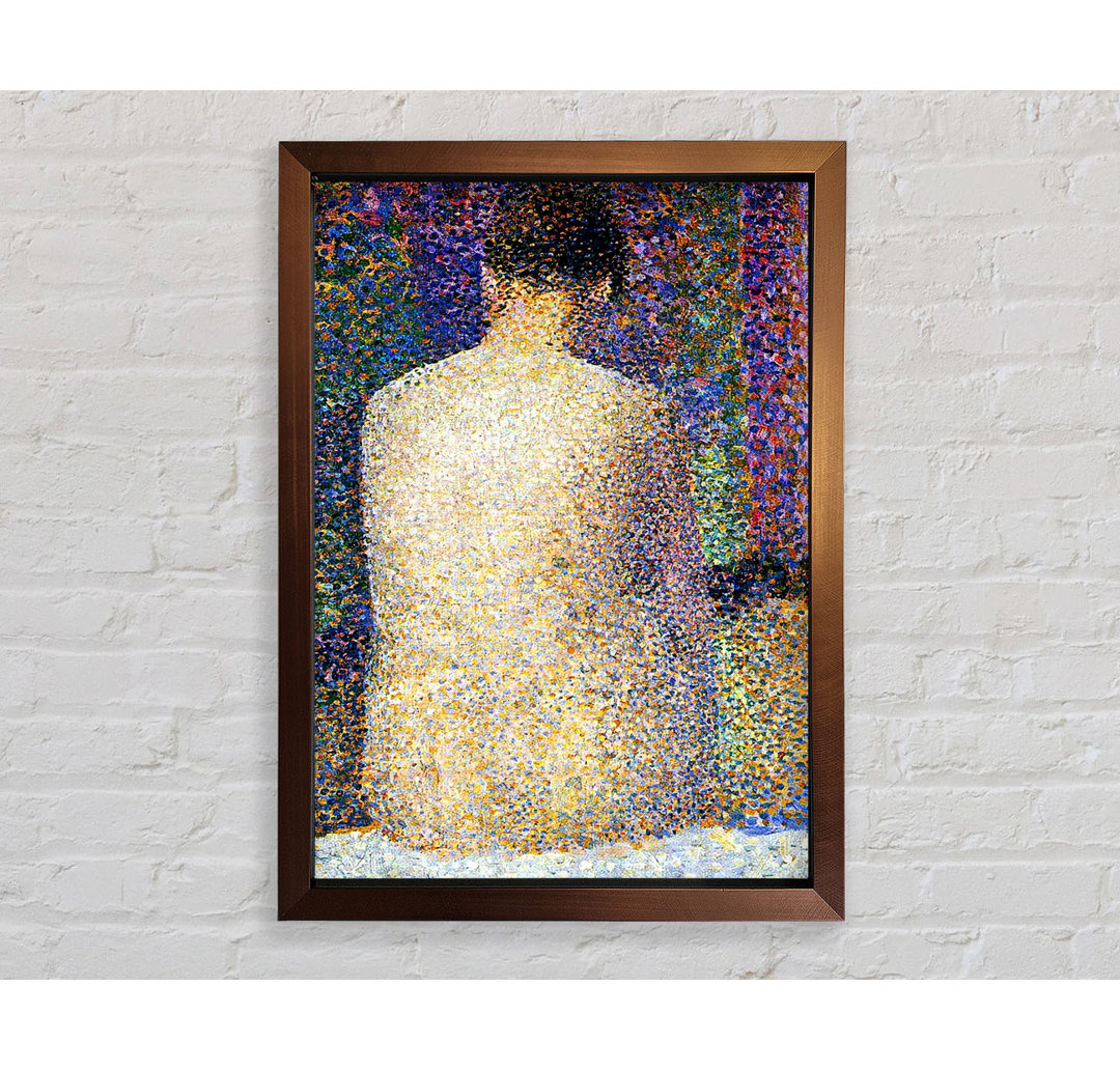 Gerahmtes Leinwandbild Study Of A Model 2 von Seurat