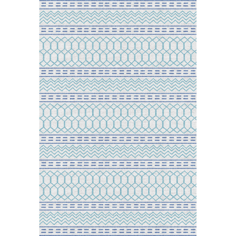 Tapis intérieur / extérieur Khadir, Rectangle 3 pi 3 po x 6 pi 7 po