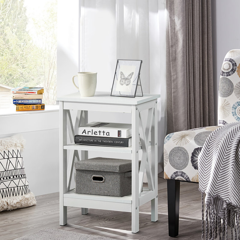 Litwin End Table, White