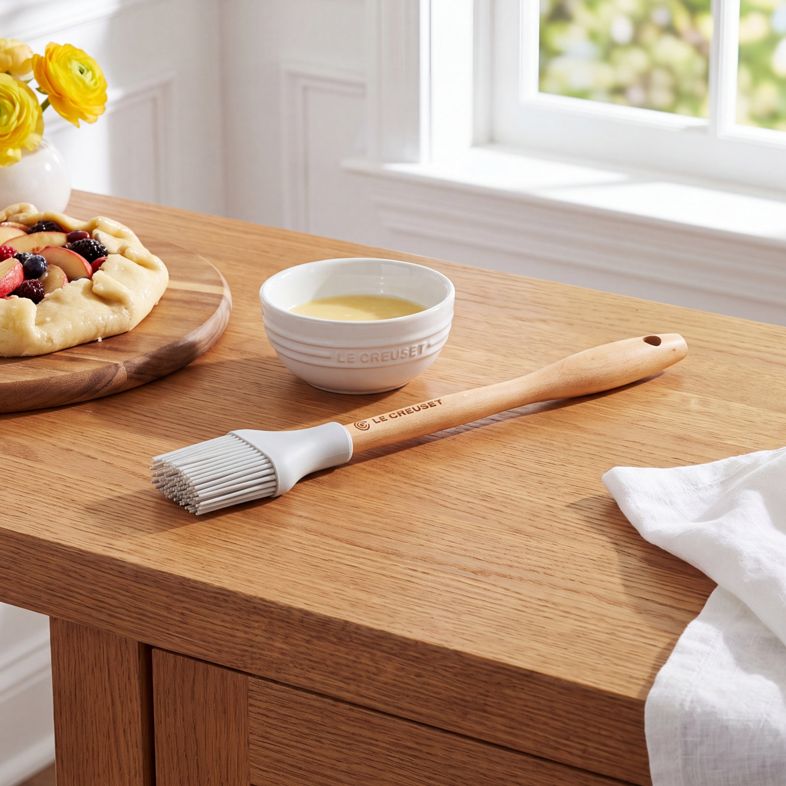 Le Creuset Pastry Brush, White