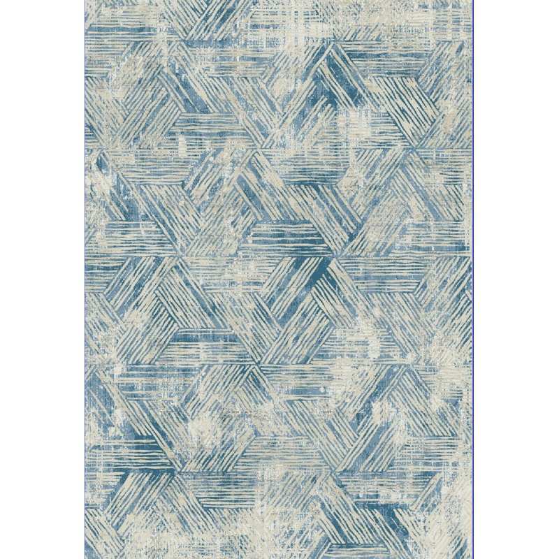 Tapis bleu Garzon, Rectangle 6 pi 7 po x 9 pi 6 po