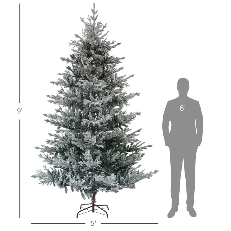 Arbre de Noël artificiel pin nordique, 9'