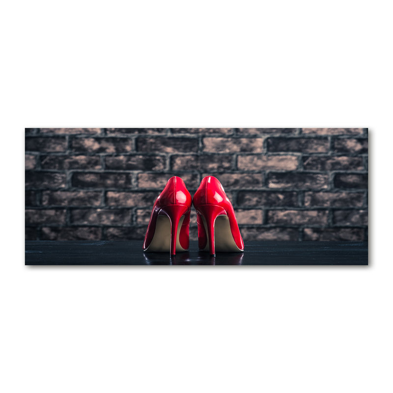 Red Heels - Wrapped Canvas Print