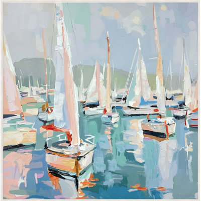 «Sails of Tranquility», art mural sur toile
