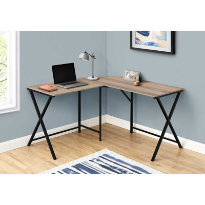 L-Shaped MDF Computer Desk
