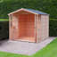 7 x 7 Ft Shiplap Summer House with Veranda and Safety Glazing-735642198