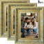 Cadre photo sophistiqué 3 pièces en or antique pour photos et cadeaux de 8 po x 10 po-1718935441-1718935442-1718935455