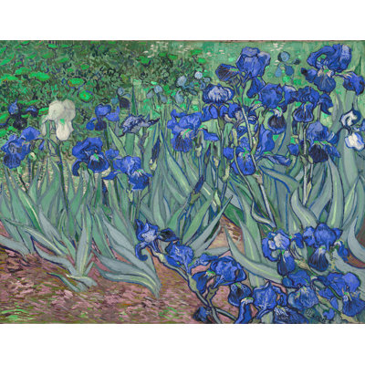 Décalcomanie murale amovible irises de van gogh