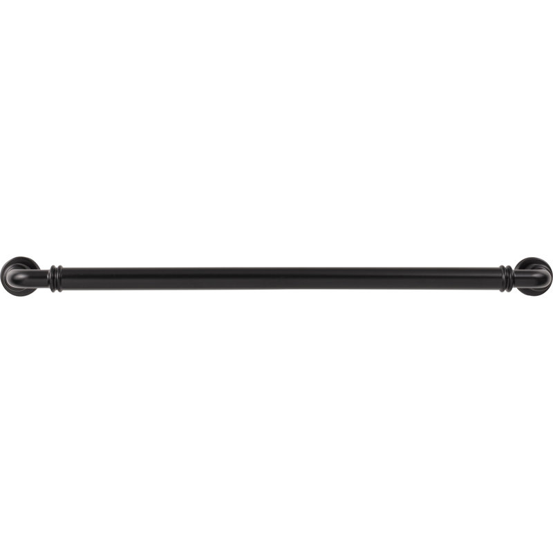 Cranford Appliance Pull, Flat Black, 18" Center to Center