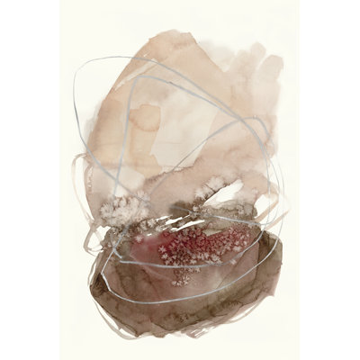Earth Bloom I by Jennifer Goldberger - Painting on Canvas