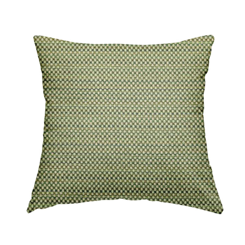 Denyelle Geometric Square Cushion, 55cm H x 55cm W x 5cm D, Green