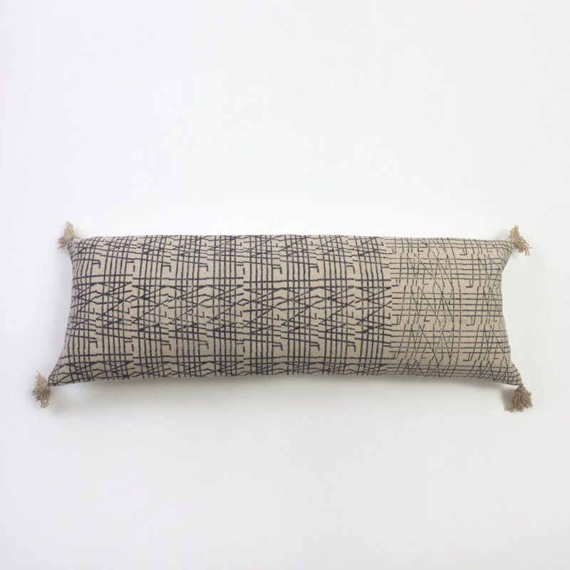 Rebecca Long Bolster Pillow Abstract Bolster Pillow