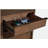 2-Drawer Nightstand with Cedar Lining, Walnut