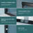 48"W X 76"H Double Sliding Glass Shower Door - 8Mm Tempered Glass With 304 Stainless Steel Frame, Matte Black