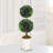DOUBLE BALL TOPIARY IN A CANISTER VASE