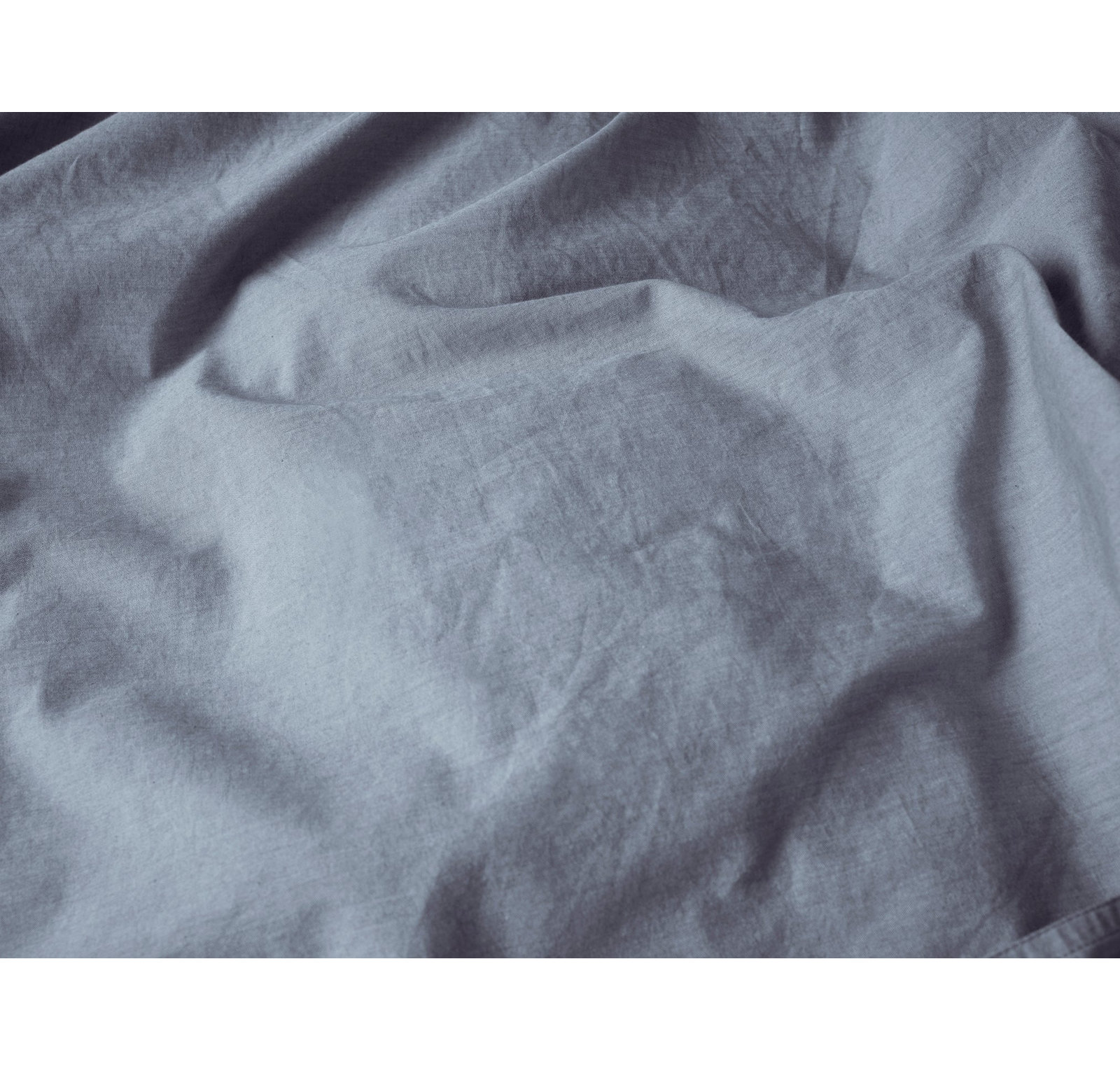 Organic Cotton Duvet Cover Set, Full/Queen Duvet Cover, Indigo Chambray