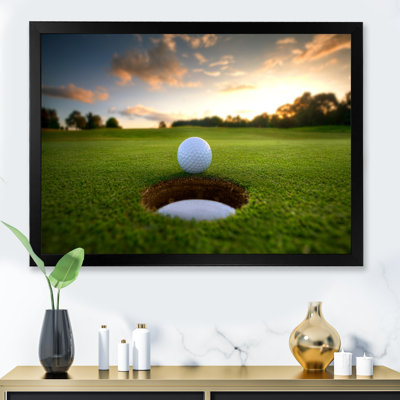 Sunrise at the Golf Course - Photographie de cadre photo sur toile