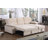 Kipling 97.5"  Velvet Fabric Reversible Sleeper Sectional Sofa Chaise-1089985775